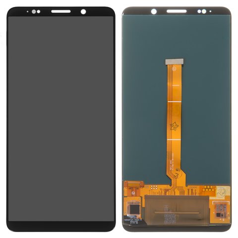 LCD compatible with Huawei Mate 10 Pro, black, without logo, without frame, High Copy, OLED , BLA L29 BLA L09 titanium gray 