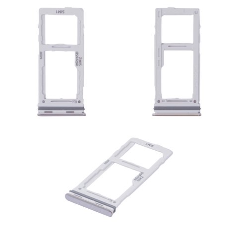 SIM Card Holder compatible with Samsung M526 Galaxy M52, white 