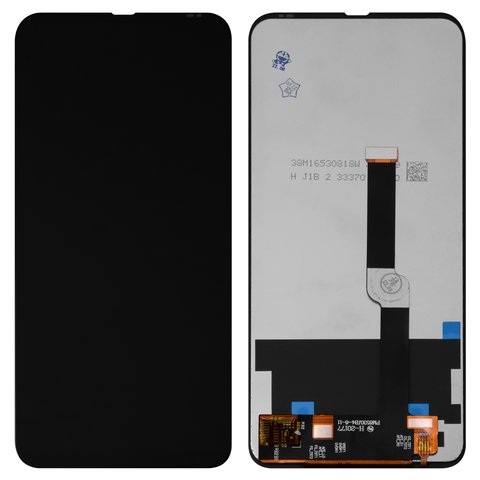 LCD compatible with Motorola One Fusion Plus XT2067, black, without frame, High Copy