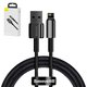 USB кабель Baseus Tungsten Gold, USB тип-A, Lightning, 100 см, 2,4 А, черный, #CALWJ-01