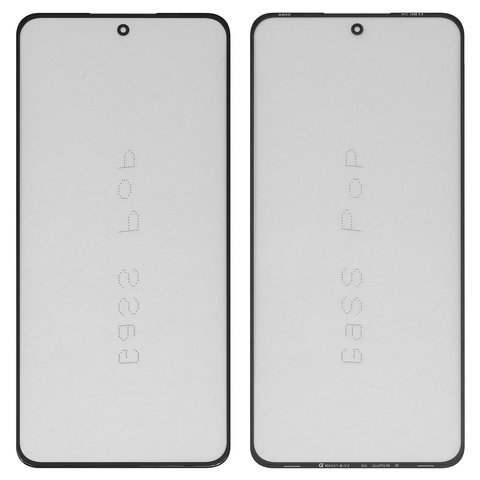 Housing Glass G+OCA PRO compatible with OnePlus 10R 150W , 10R 80W  , 10T, Ace Pro, with OCA film, black 