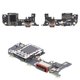 Flat Cable compatible with Xiaomi 14T Pro, (charge connector, with components, Original (PRC), charging board)