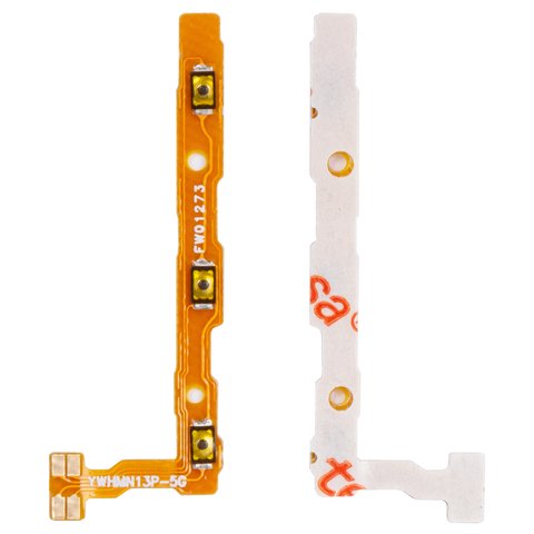 Flat Cable compatible with Xiaomi Poco X6, Redmi Note 13 Pro 5G, start button, sound button 