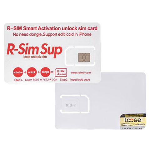 Tarjeta inteligente R Sim Supreme Smart Activation Card for iPhone X XS XS Max XR