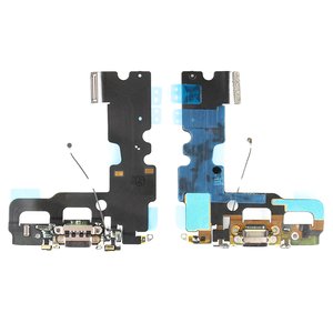 Cable flex puede usarse con iPhone 7, del conector de carga, del conector de auriculares, negro, Original PRC 