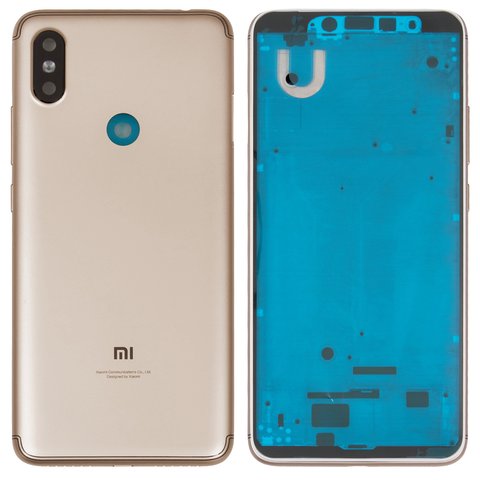 Carcasa puede usarse con Xiaomi Redmi S2, dorado, M1803E6G, M1803E6H, M1803E6I
