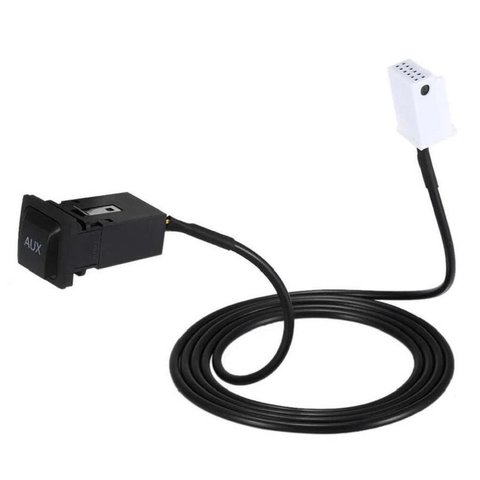 Cable AUX original para Volkswagen con sistema multimedia RCD510 RNS315