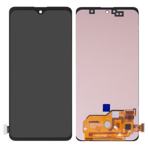 Pantalla LCD puede usarse con Samsung M317 Galaxy M31s, negro, sin marco, High Copy, con borde ancho, OLED 