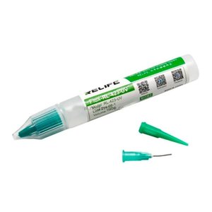Fundente líquido RELIFE RL 423 UV, para soldadura sin plomo, 10 ml