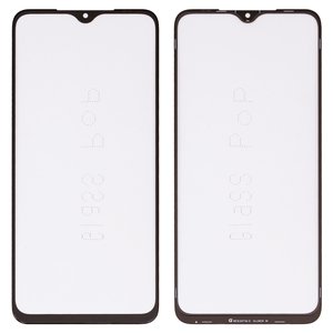 Vidrio de carcasa G+OCA PRO puede usarse con Xiaomi Poco M3, Redmi 9T, con película OCA, negro