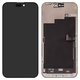 Pantalla LCD puede usarse con iPhone 15 Pro Max, negro, con marco, vidrio reemplazado