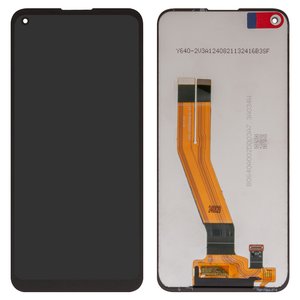 Pantalla LCD puede usarse con Samsung A115 Galaxy A11, M115 Galaxy M11, negro, sin marco, Box 