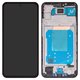 Pantalla LCD puede usarse con Samsung M356 Galaxy M35, negro, con marco, Original (PRC)