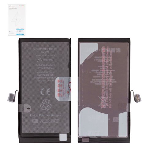 Batería JCID puede usarse con Apple iPhone 13, Li Polymer, 3.84 V, 3500 mAh, mayor capacidad, high capacity