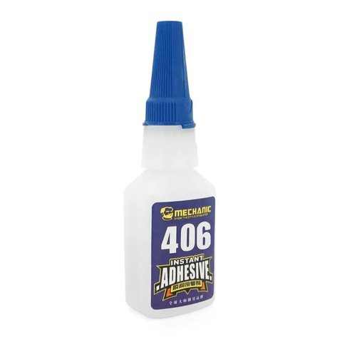 Pegamento instantáneo Mechanic 406, 20 ml, universal