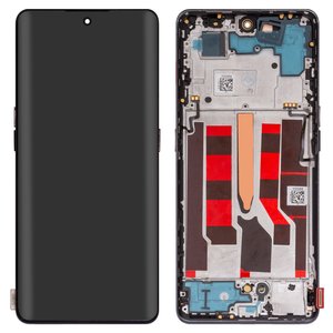Pantalla LCD puede usarse con Oppo Reno 8T 5G, negro, con marco, High Copy, OLED  CPH2505
