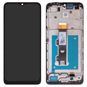 Pantalla LCD puede usarse con Motorola Moto E22, Moto E22i, negro, con marco, High Copy, XT2239