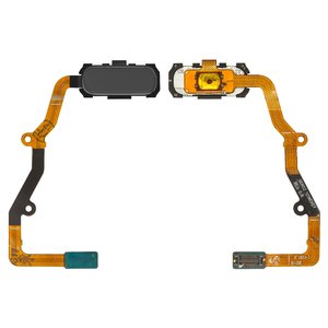 Шлейф для Samsung G935F Galaxy S7 EDGE, G935FD Galaxy S7 EDGE Duos, кнопки меню, чорний, з компонентами