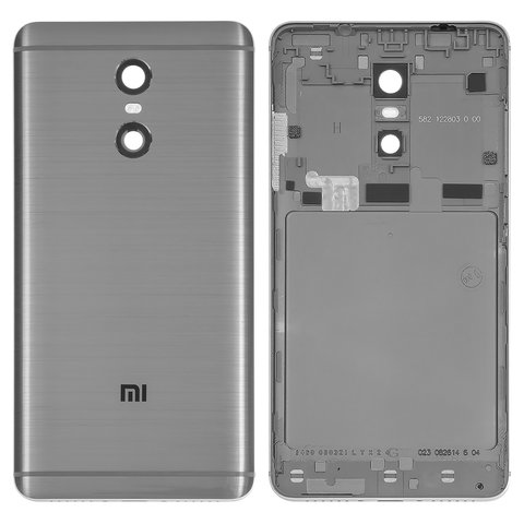 Задняя панель корпуса для Xiaomi Redmi Pro, черная, с боковыми кнопками