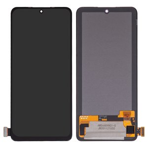 Дисплей для Xiaomi Redmi Note 10 Pro, Redmi Note 10 Pro Max, чорний, без рамки, High Copy, OLED 