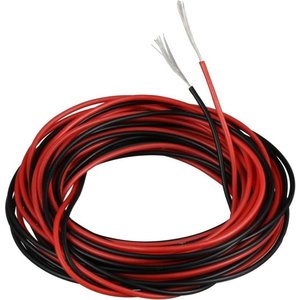 Провід в силіконовій ізоляції 28AWG, 0,08 мм², 1 м, червоний, UL3135