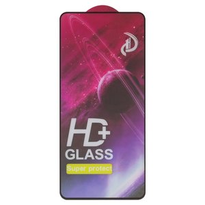 Защитное стекло All Spares для Xiaomi Redmi Note 14 5G, совместимо с чехлом, Full Glue, черный