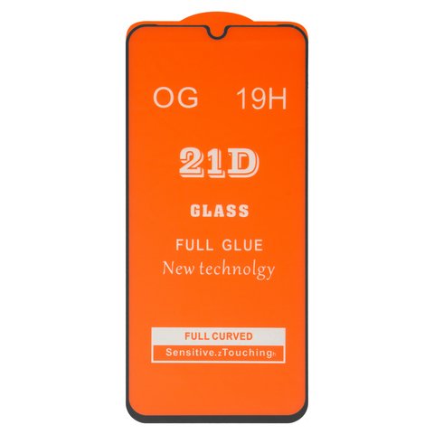 Захисне скло для Samsung A145 Galaxy A14, A146 Galaxy A14 5G, A226 Galaxy A22 5G, сумісне з чохлом, Full Glue, без упаковки , чорний