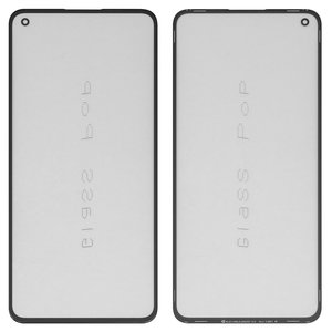 Скло корпуса G+OCA PRO для OnePlus 8T, з ОСА плівкою, чорне