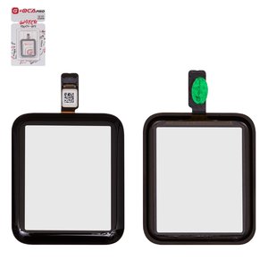 Сенсорний екран G+OCA PRO для Watch 2 42mm, Watch 3 42mm, з ОСА плівкою, чорний