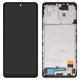 Дисплей для Xiaomi Redmi Note 10 Pro, Redmi Note 10 Pro Max, чорний, з рамкою, Сopy, (TFT), M2101K6G