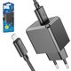 Мережевий зарядний пристрій Hoco CS11A, чорний, з micro-USB кабелем тип-В, 1 порт, #6942007603584