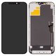Дисплей для iPhone 12 Pro Max, чорний, з рамкою, High Copy, без помилки, (OLED), ZY-OLED OEM hard, diagnosable