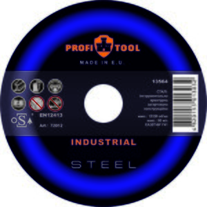 Круг зачистной по металлу PROFITOOL INDUSTRIAL 125х6,0х22,2 мм