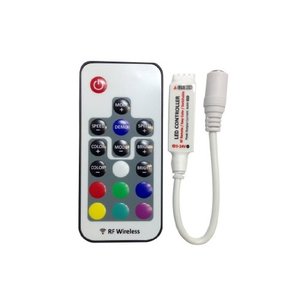 Контролер з безпровідним пультом HTL-048 (міні, RGB, 5050, 3528, 144 Вт) Контролер з безпровідним пультом HTL-048 (міні, RGB, 5050, 3528, 144 Вт)