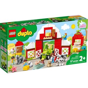 Конструктор LEGO DUPLO Хлев, трактор и уход за животными 10952 
