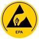 ESD Workstation Warning Labels Warmbier 2850.10